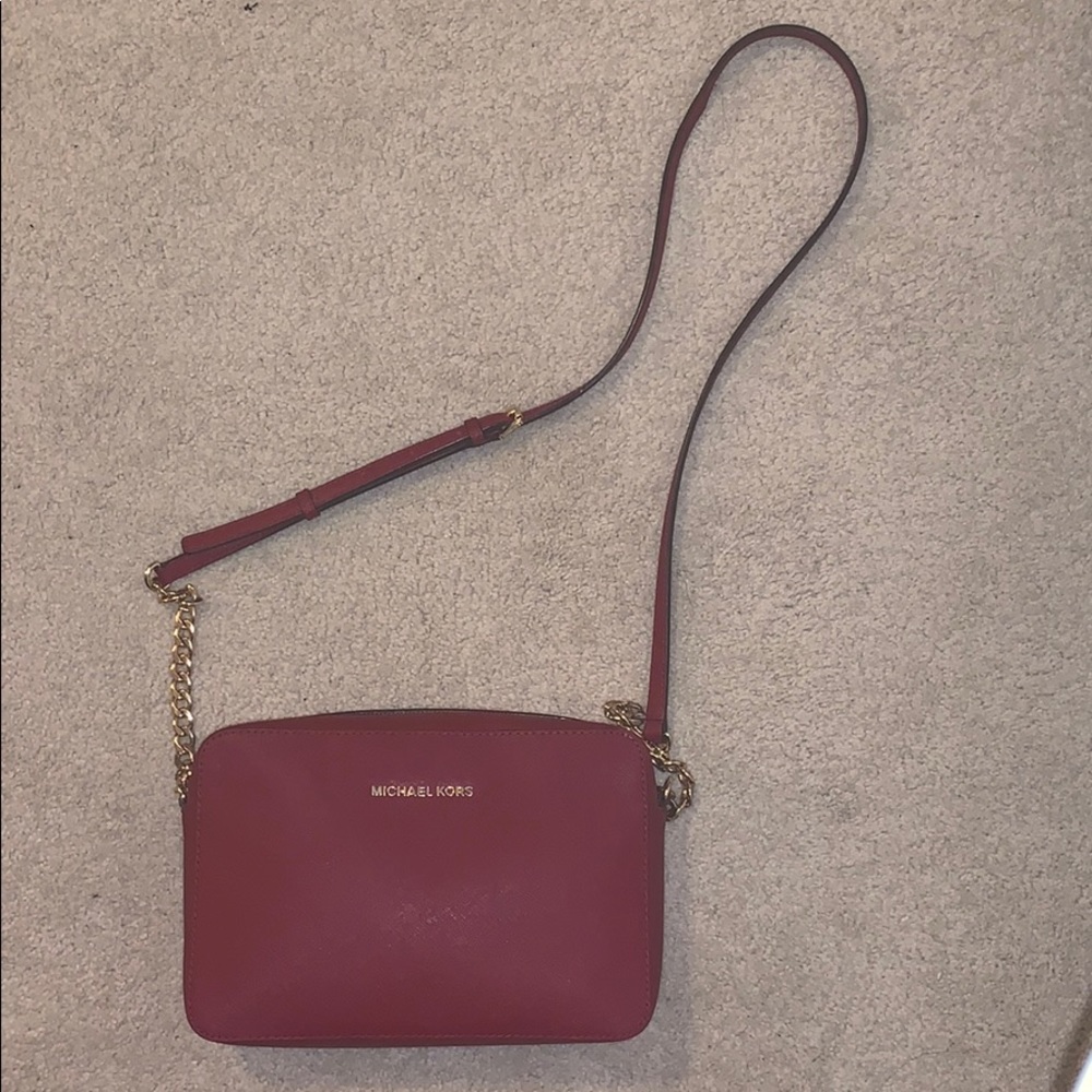 Michael Kors Red Crossbody Bag